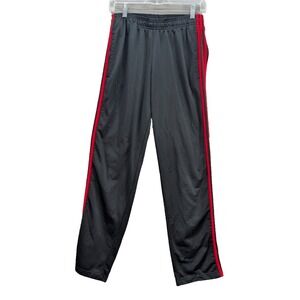Nike Men's Red Stripes Track Jogger Pants Size M Black Athleisure Y2K Streetwear